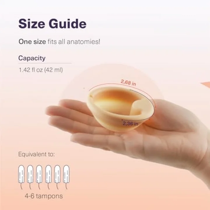 Adet Diski - Menstrual Disc - Adet Kabı - Menstrual Cup [[Nude]]