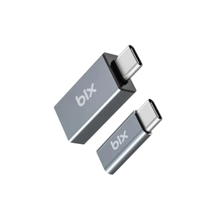ADP-04 2si 1 Arada Type-C Micro USB ve USB Çevirici Dönüştürücü Adaptör
