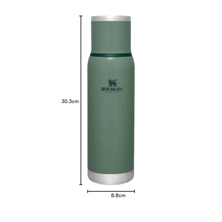 Adventure To-Go Termos 1 Litre - Yeşil (Hammertone Green) | Paslanmaz Çelik