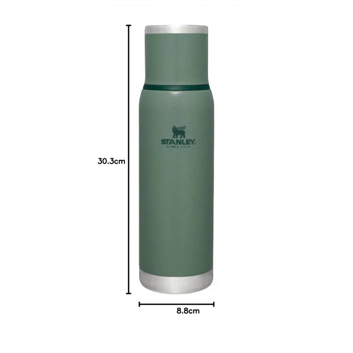 Adventure To-Go Termos 1 Litre - Yeşil (Hammertone Green) | Paslanmaz Çelik