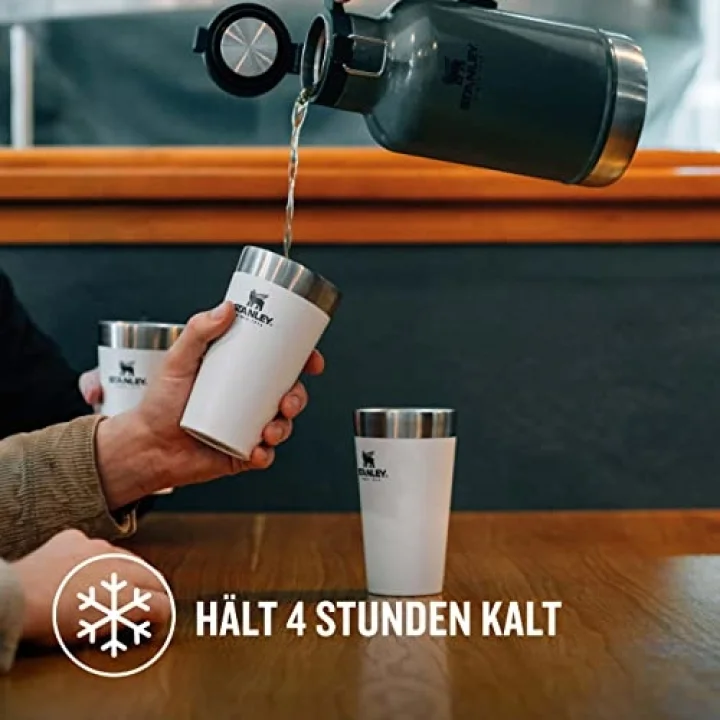 Adventure Vakumlu Soğuk İçecek Bardağı 0.47 Litre - Beyaz (Polar) | Paslanmaz Çelik