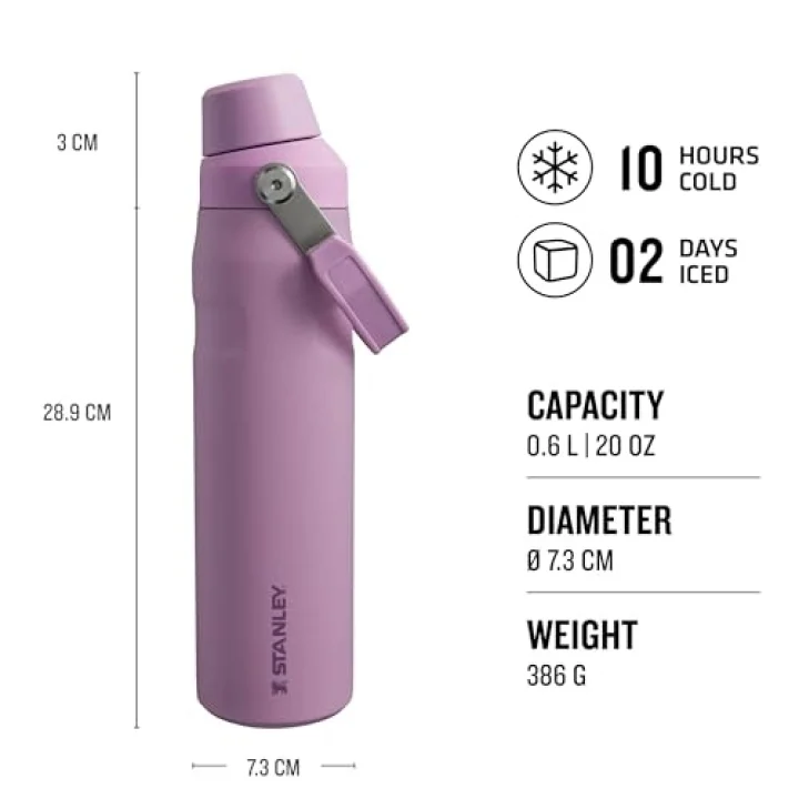 Aerolight IceFlow Fast Flow Soğuk Su Termosu 0.60 Litre - Lila | Paslanmaz Çelik