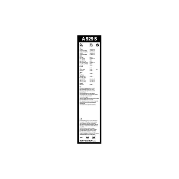 Aerotwin silecek seti - [600/475 mm] BMW X1 (2009-2015) [E84] #A929S