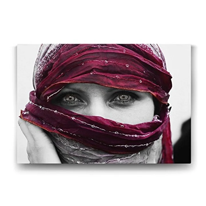 Afgan Kadın Tablosu - 90x60cm