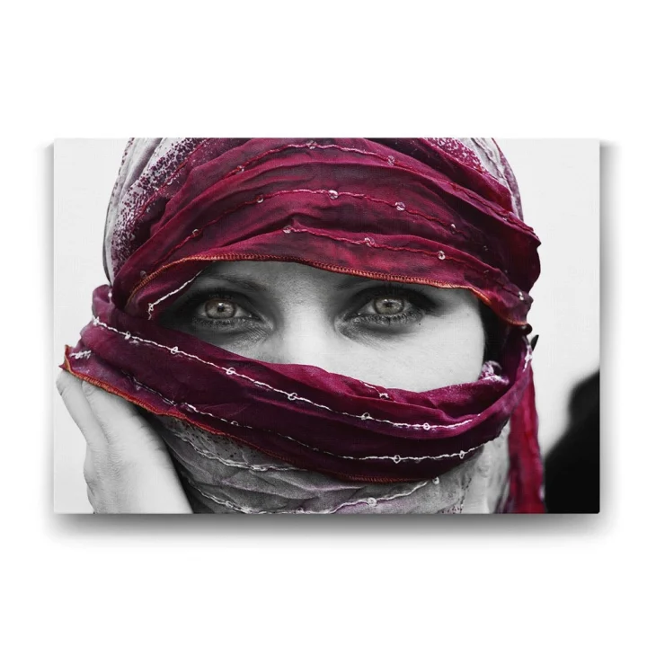 Afgan Kadın Tablosu - 90x60cm