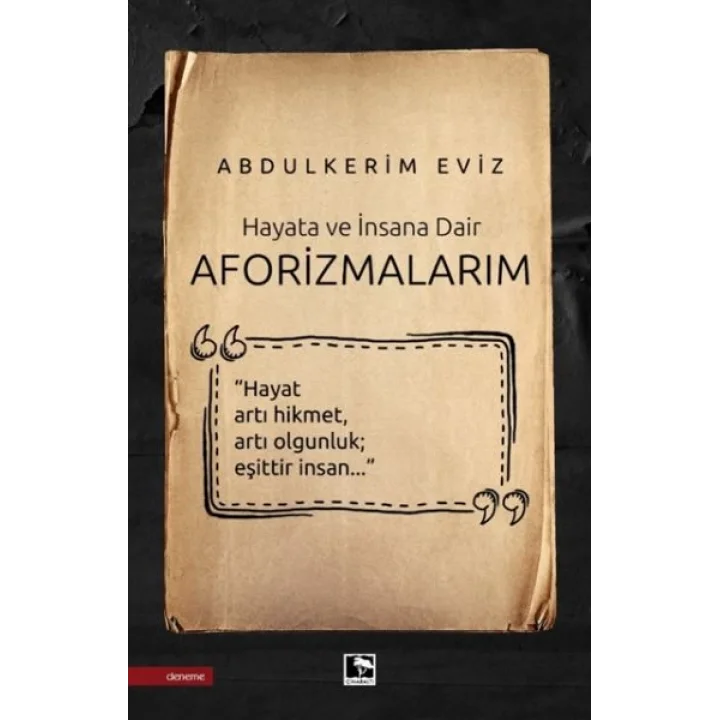 Aforizmalarım