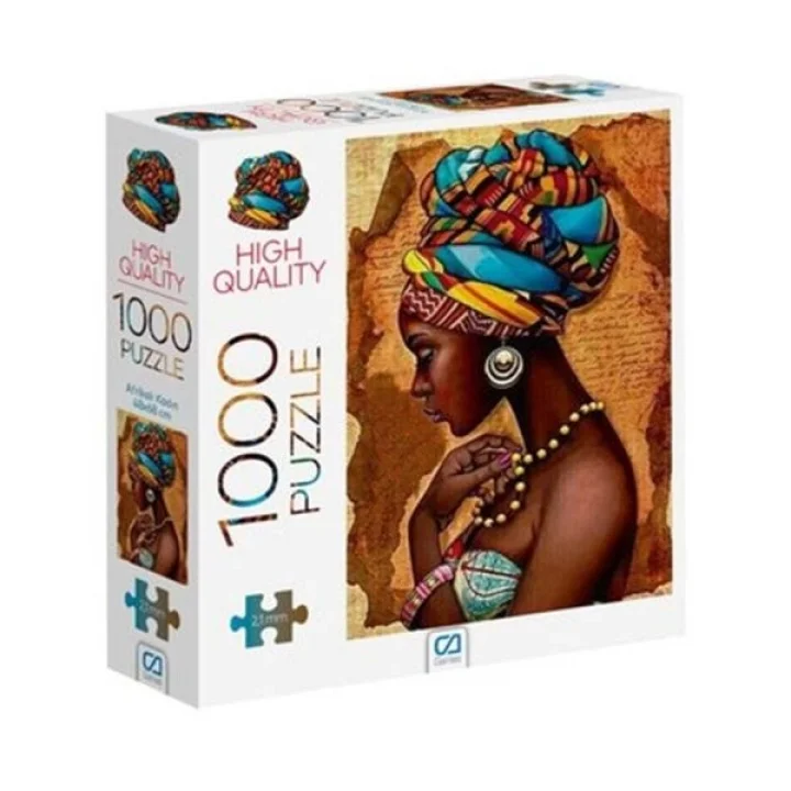 Afrikalı Kadın Puzzle 1000