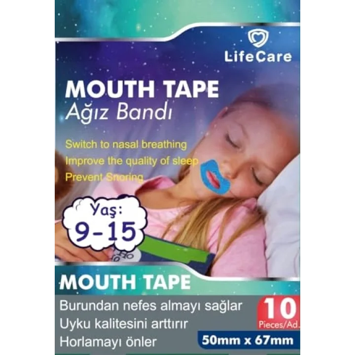 Ağız Kapama Bandı 10lu Kutu Orta Boy 9-15YAŞ