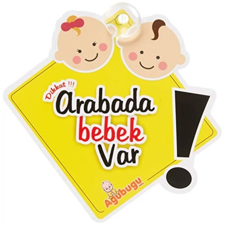 Agubugu Baby AGU-056 Arabada Bebek Var, Sarı