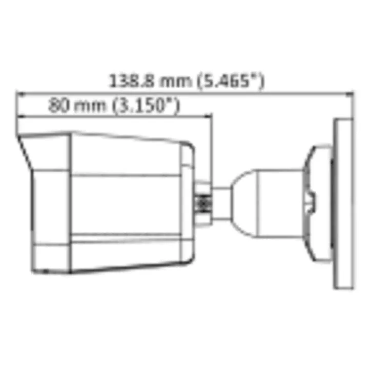 AHD KAMERA IR BULLET 2MP 3.6MM DS-2CE16D0T-EXIPF