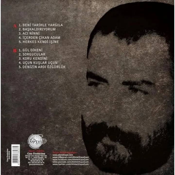 Ahmet Kaya Başkaldırıyorum Plak LP