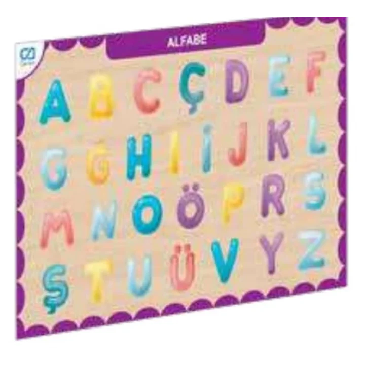 Ahşap Alfabe Eğitici Set