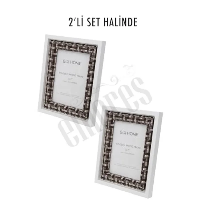 Ahşap Resim Çerçevesi 2li Set Halinde 13 x 18 cm boyutunda