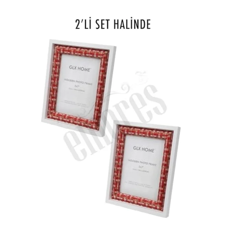 Ahşap Resim Çerçevesi 2li Set Halinde 13 x 18 cm boyutunda