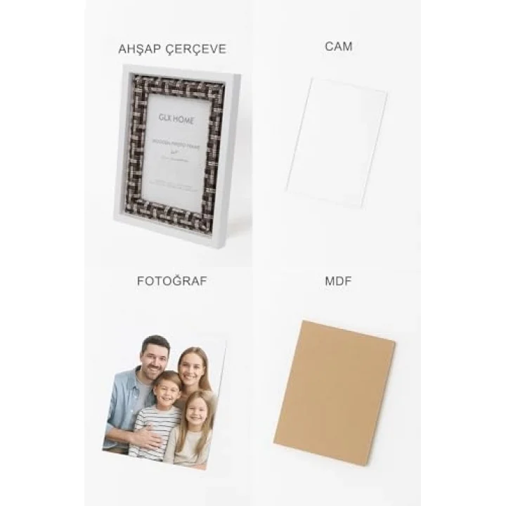 Ahşap Resim Çerçevesi 2li Set Halinde 13 x 18 cm boyutunda