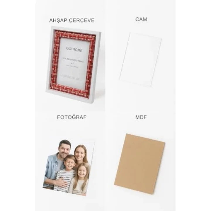 Ahşap Resim Çerçevesi 2li Set Halinde 13 x 18 cm boyutunda
