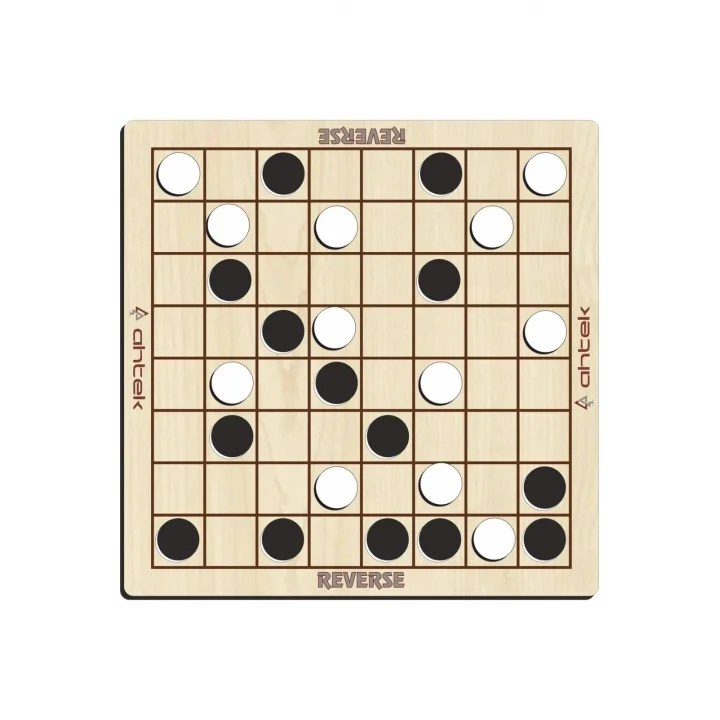Ahşap Reverse Zeka Ve Strateji Oyunu, Reversi eticset318