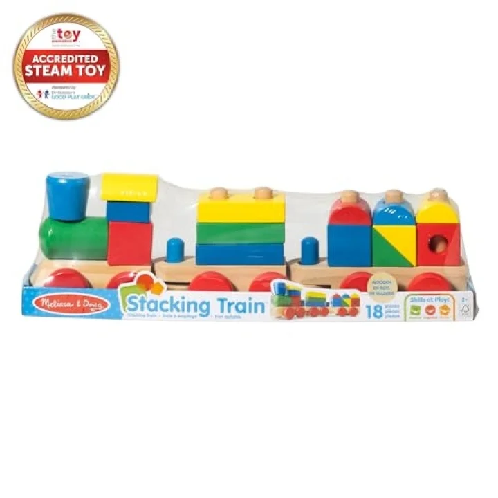 Ahşap Tren, 18 Parça (10572)