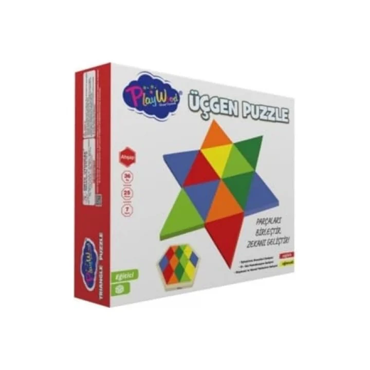 Ahşap Üçgen Puzzle Ony-395