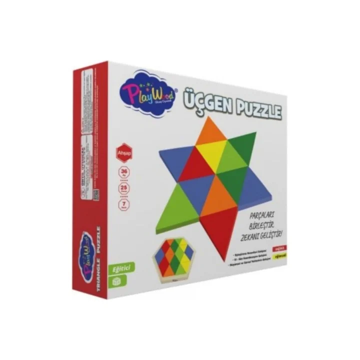 Ahşap Üçgen Puzzle Ony-395
