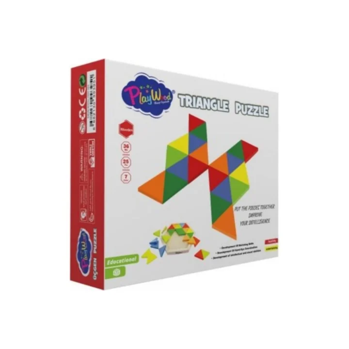 Ahşap Üçgen Puzzle Ony-395