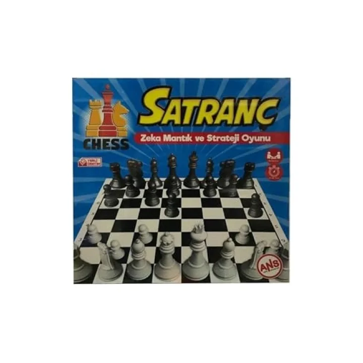 Ahşap Zeminli Satranç Takımı 33 Cm 1258963145930