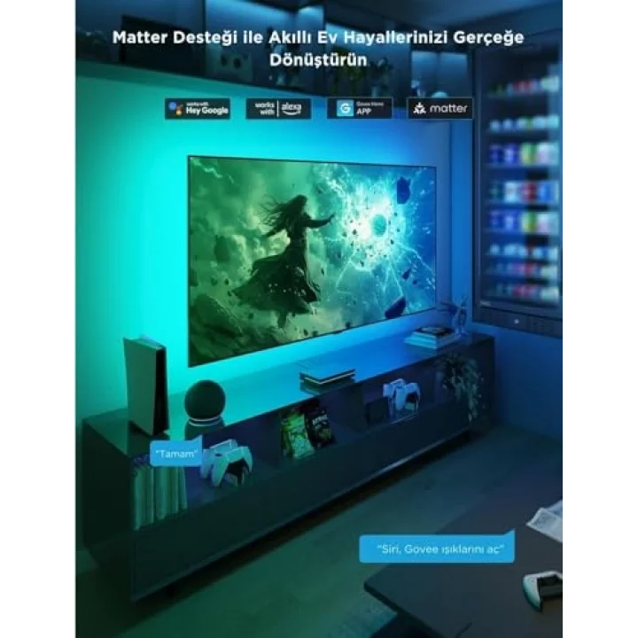 AI Sync Box 2 75-85 Inç TV Arkası LED Aydınlatma