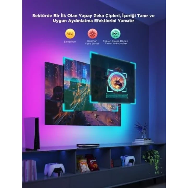 AI Sync Box 2 75-85 Inç TV Arkası LED Aydınlatma