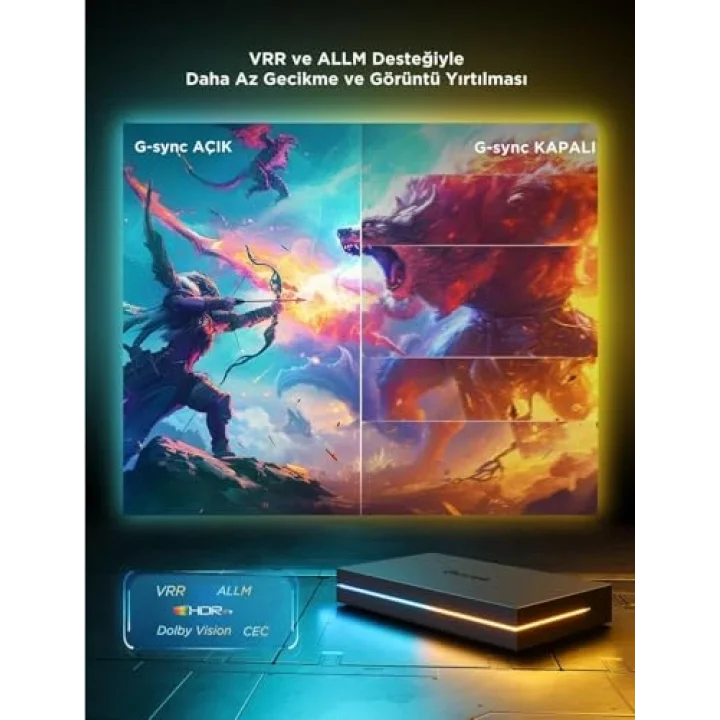 AI Sync Box 2 75-85 Inç TV Arkası LED Aydınlatma