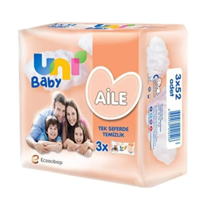 Aile Islak Mendil 3x52 156 Yaprak