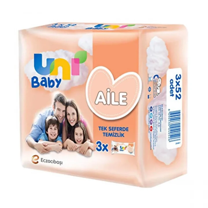 Aile Islak Mendil 3x52 156 Yaprak
