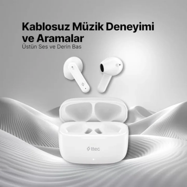AirBeat Vibe Gerçek Kablosuz TWS Bluetooth Kulaklık 2KM176