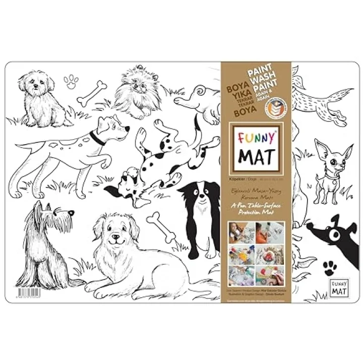 Akademi Çocuk 2li Set 1 (Köpekler, Yarış Arabaları)