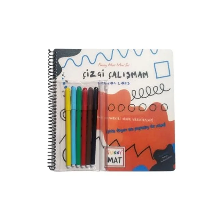 Akademi Çocuk Mini Set Çizgi Çalışmam Kalemli