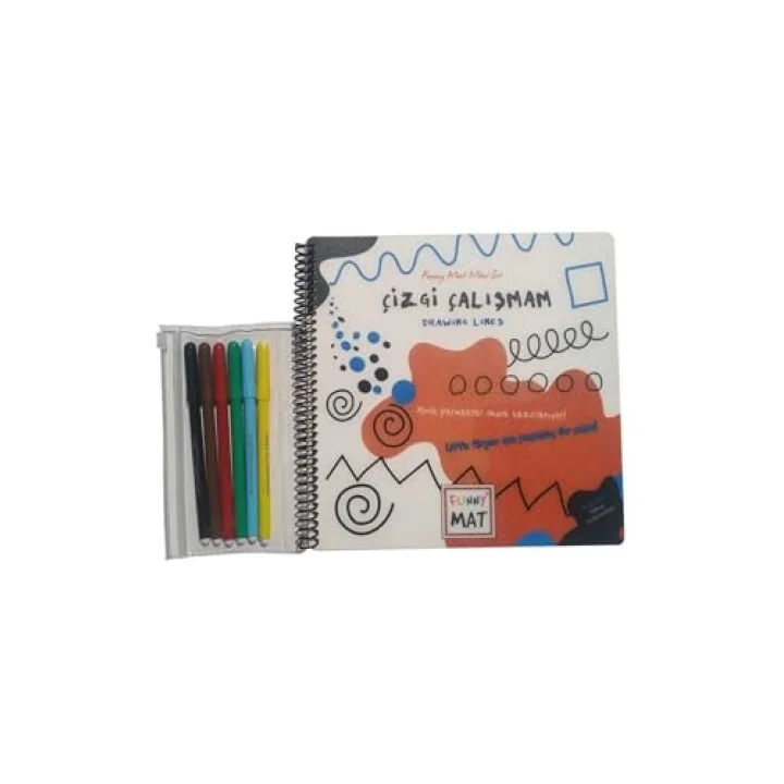 Akademi Çocuk Mini Set Çizgi Çalışmam Kalemli