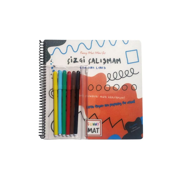 Akademi Çocuk Mini Set Çizgi Çalışmam Kalemli