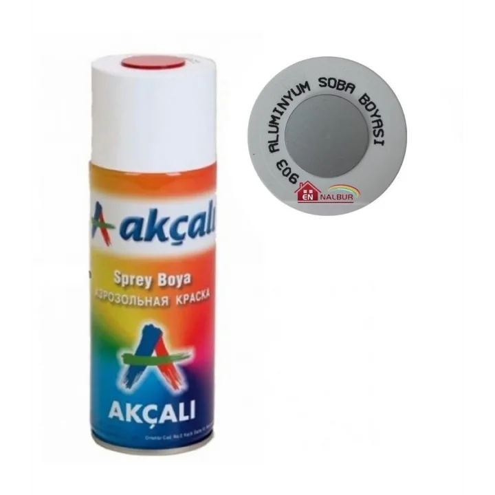 Mey İthalat® Akçalı Sprey Boya 400 ml 903 Alüminyum Soba Boyası