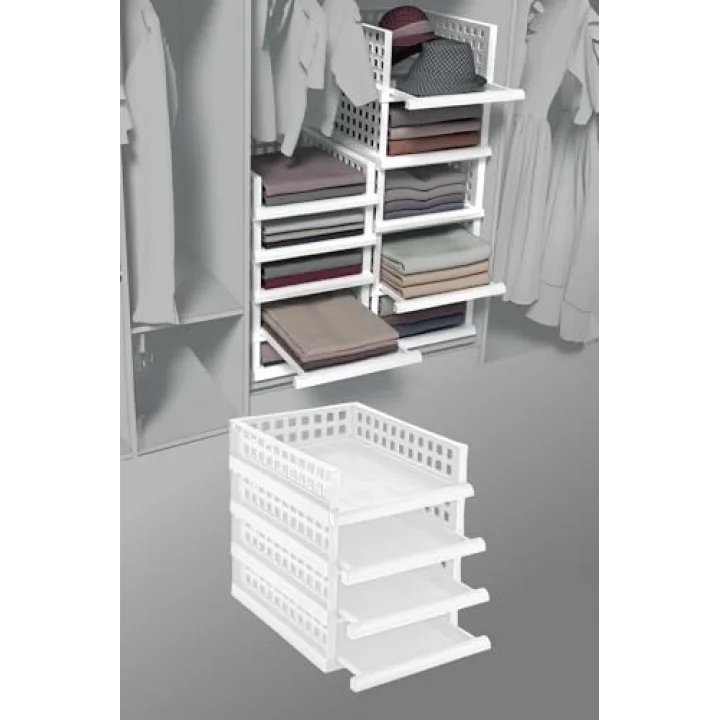 Akıllı Raf Midi 4LÜ Set BEYAZ
