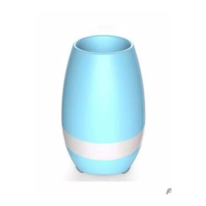 Akıllı Saksı Bluetooth Hoparlör Dokunmatik Işıklı Gece Lambası Mp3 Çalar(MAVİ)