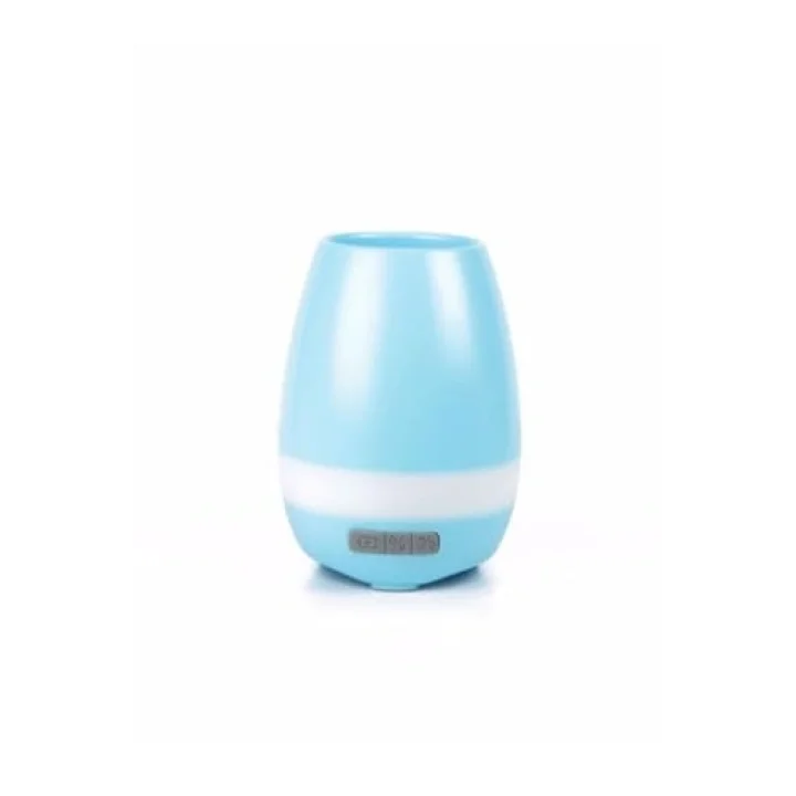 Akıllı Saksı Bluetooth Hoparlör Dokunmatik Işıklı Gece Lambası Mp3 Çalar(MAVİ)
