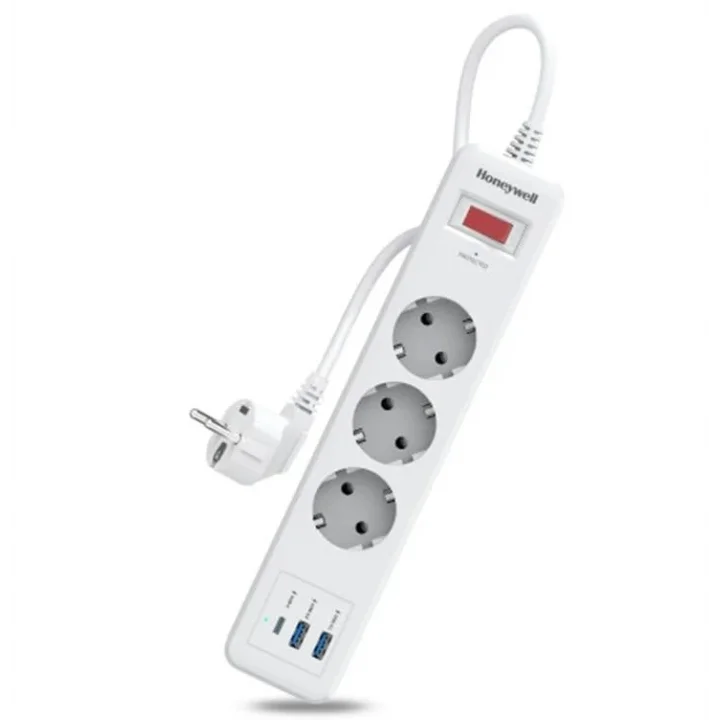Akım Korumalı Priz 3lü 1xType-C 2xUSB-A HC000037