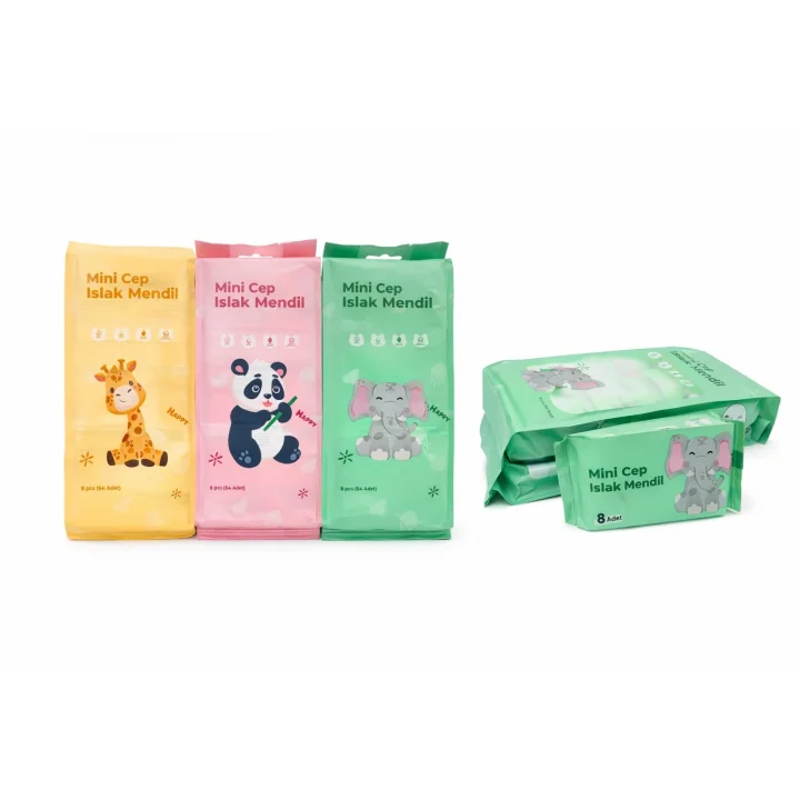 AKSU MİNİ CEP ISLAK MENDİL 3 PAKET 24LÜ 192 MENDİL DMR-3125