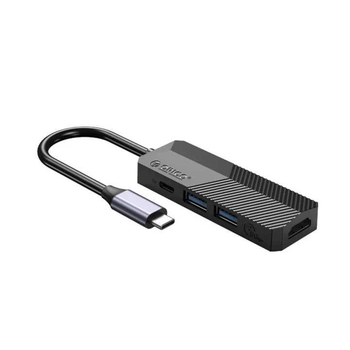 Aktif Hub USB-C 4ü 1 arada TDI HDMI 4K@30Hz, PD 55W, 1 Port USB 3.1, 1 Port USB 2.0