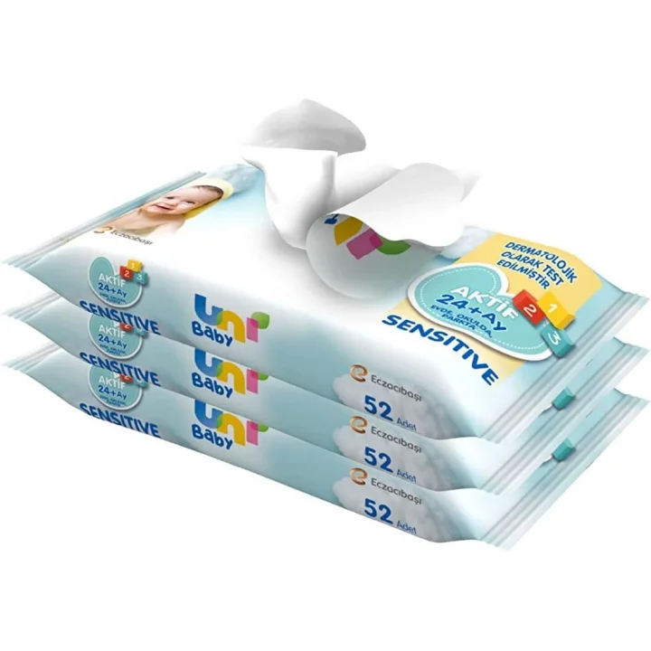 Aktif Sensitive Islak Mendil 3x52 156 Yaprak