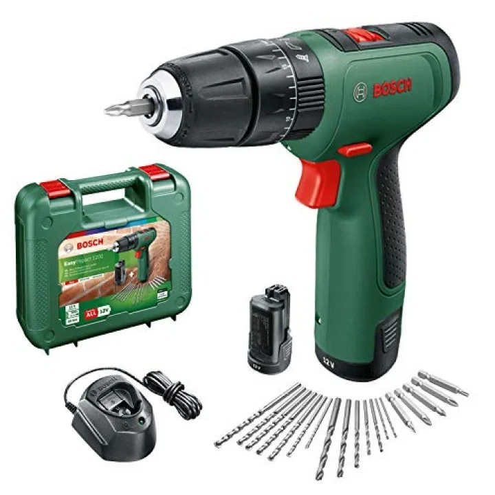 Akülü Darbeli Vidalama EasyImpact 1200 (2 Adet Akü, 12 Volt Sistem, 19 Parça Aksesuar, Taşıma Çantası İçinde)