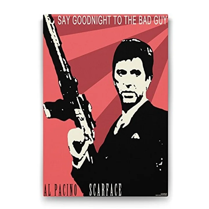 Al Pacino - Scarface Pop Art Tablosu - 70x100cm