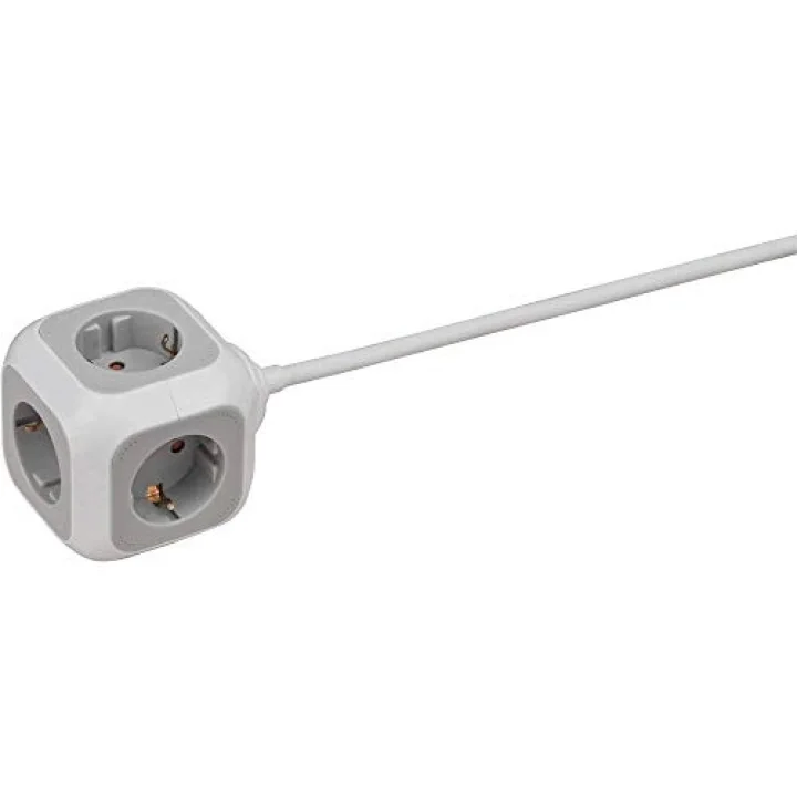 ALEA-Power priz blok/priz küpü, 4lü (1,4 m kablo ve yüksek temas koruması)