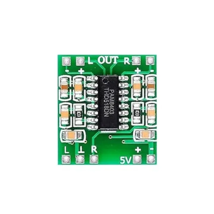 Alkatronik Pam8403 Mini 2x3w Stereo Ses Amfilikatörü D Class Amfi Yükseltici