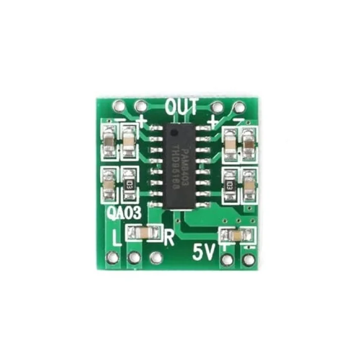 Alkatronik Pam8403 Mini 2x3w Stereo Ses Amfilikatörü D Class Amfi Yükseltici