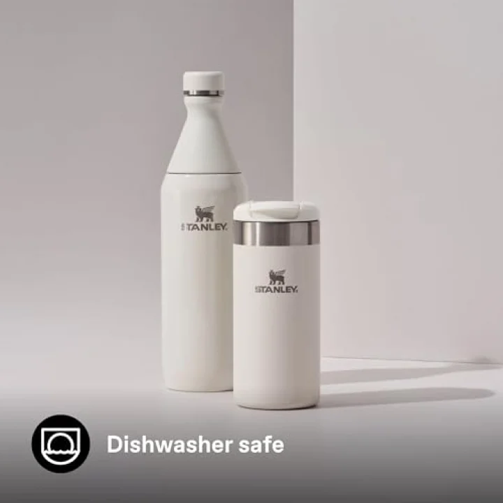 All Day Slim Soğuk Su Termosu 0.60 Litre - Krem | Paslanmaz Çelik